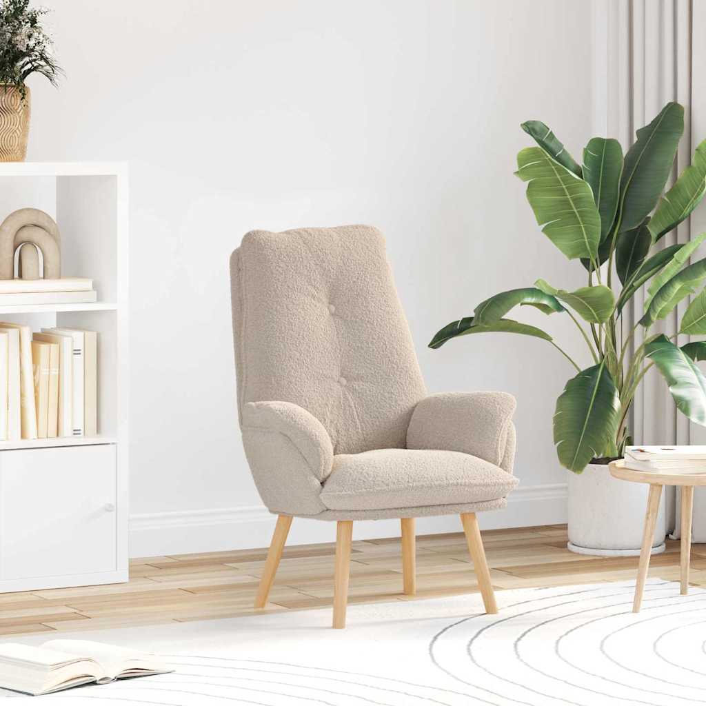 Fauteuil relaxant Gris clair 69 x 74 x 93 cm tissu