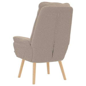 Fauteuil relaxant Gris clair 69 x 74 x 93 cm tissu