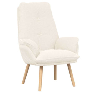 Fauteuil relaxant Crème 69 x 74 x 93 cm tissu