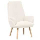 Fauteuil relaxant Crème 69 x 74 x 93 cm tissu