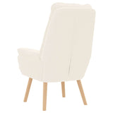 Fauteuil relaxant Crème 69 x 74 x 93 cm tissu