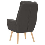 Fauteuil relaxant Gris foncé 69 x 74 x 93 cm tissu