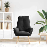 Fauteuil relaxant Noir 69 x 74 x 93 cm tissu