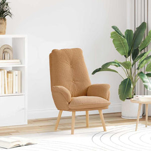 Fauteuil relaxant Beige 69 x 74 x 93 cm tissu