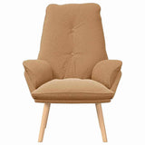 Fauteuil relaxant Beige 69 x 74 x 93 cm tissu