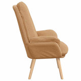 Fauteuil relaxant Beige 69 x 74 x 93 cm tissu