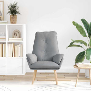 Fauteuil relaxant Gris clair 69 x 74 x 93 cm tissu
