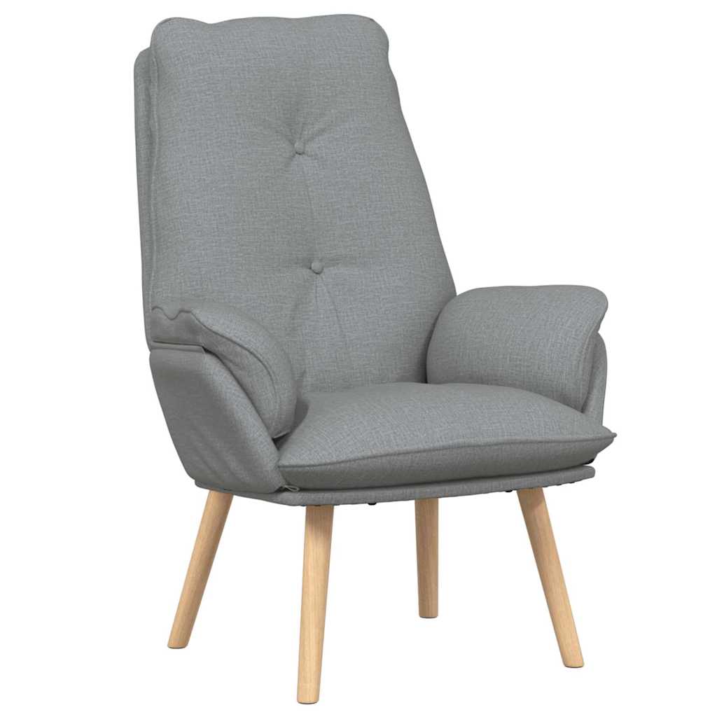 Fauteuil relaxant Gris clair 69 x 74 x 93 cm tissu