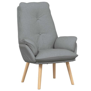 Fauteuil relaxant Gris clair 69 x 74 x 93 cm tissu