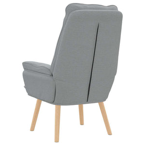 Fauteuil relaxant Gris clair 69 x 74 x 93 cm tissu