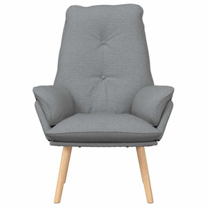 Fauteuil relaxant Gris clair 69 x 74 x 93 cm tissu
