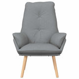 Fauteuil relaxant Gris clair 69 x 74 x 93 cm tissu
