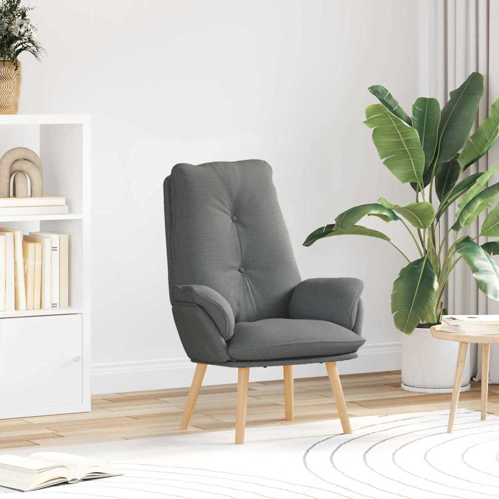 Fauteuil relaxant Gris foncé 69 x 74 x 93 cm tissu