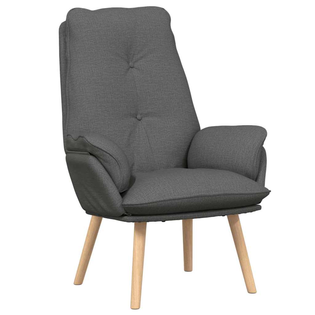 Fauteuil relaxant Gris foncé 69 x 74 x 93 cm tissu