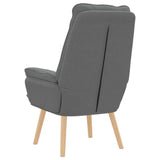 Fauteuil relaxant Gris foncé 69 x 74 x 93 cm tissu
