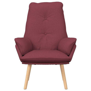 Fauteuil relaxant Rouge bordeaux 69 x 74 x 93 cm tissu