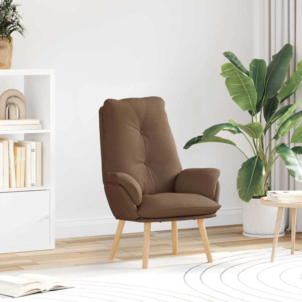 Fauteuil relaxant Marron 69 x 74 x 93 cm tissu
