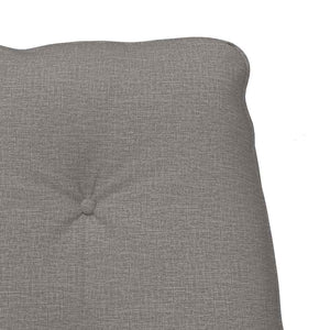 Fauteuil relaxant Taupe 69 x 74 x 93 cm tissu
