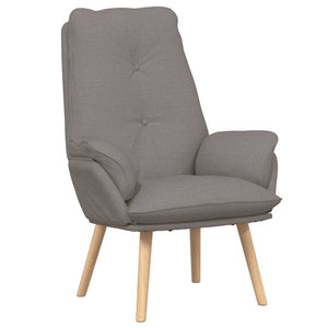 Fauteuil relaxant Taupe 69 x 74 x 93 cm tissu