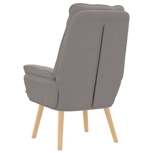 Fauteuil relaxant Taupe 69 x 74 x 93 cm tissu