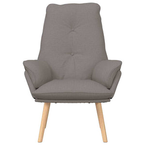 Fauteuil relaxant Taupe 69 x 74 x 93 cm tissu