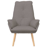 Fauteuil relaxant Taupe 69 x 74 x 93 cm tissu