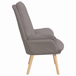 Fauteuil relaxant Taupe 69 x 74 x 93 cm tissu