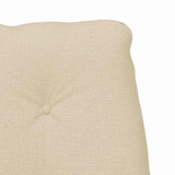 Fauteuil relaxant Crème 69 x 74 x 93 cm tissu