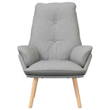 Fauteuil relaxant Gris nuage 69 x 74 x 93 cm tissu