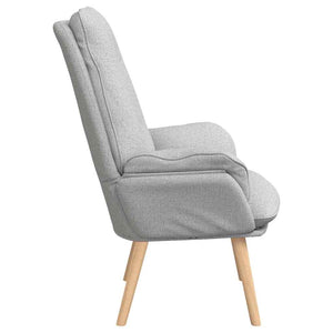 Fauteuil relaxant Gris nuage 69 x 74 x 93 cm tissu