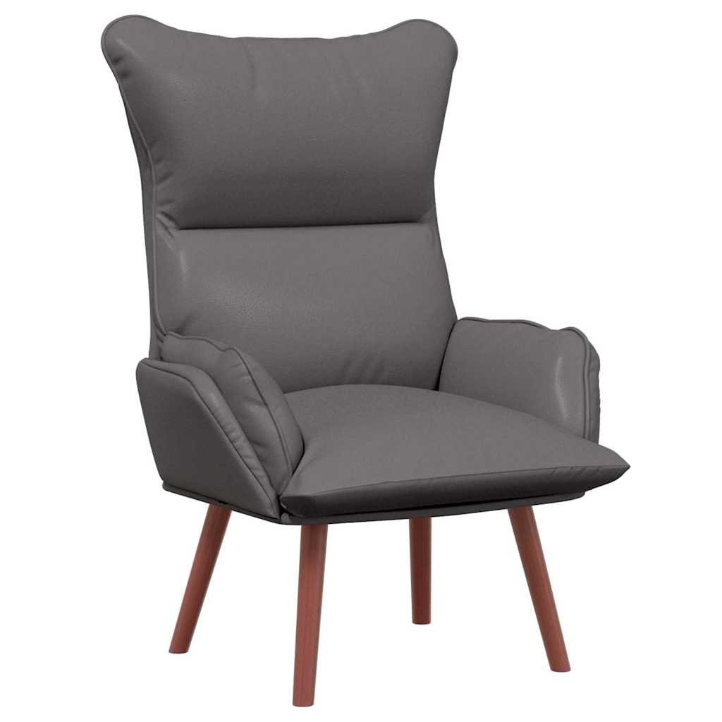 Fauteuil relaxant Gris 69 x 74 x 93 cm Faux cuir