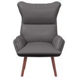 Fauteuil relaxant Gris 69 x 74 x 93 cm Faux cuir
