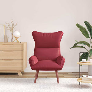Fauteuil relaxant Rouge bordeaux 69 x 74 x 93 cm Faux cuir