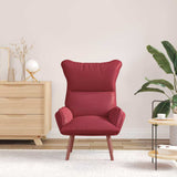 Fauteuil relaxant Rouge bordeaux 69 x 74 x 93 cm Faux cuir