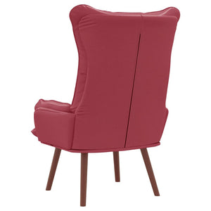 Fauteuil relaxant Rouge bordeaux 69 x 74 x 93 cm Faux cuir