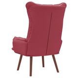Fauteuil relaxant Rouge bordeaux 69 x 74 x 93 cm Faux cuir