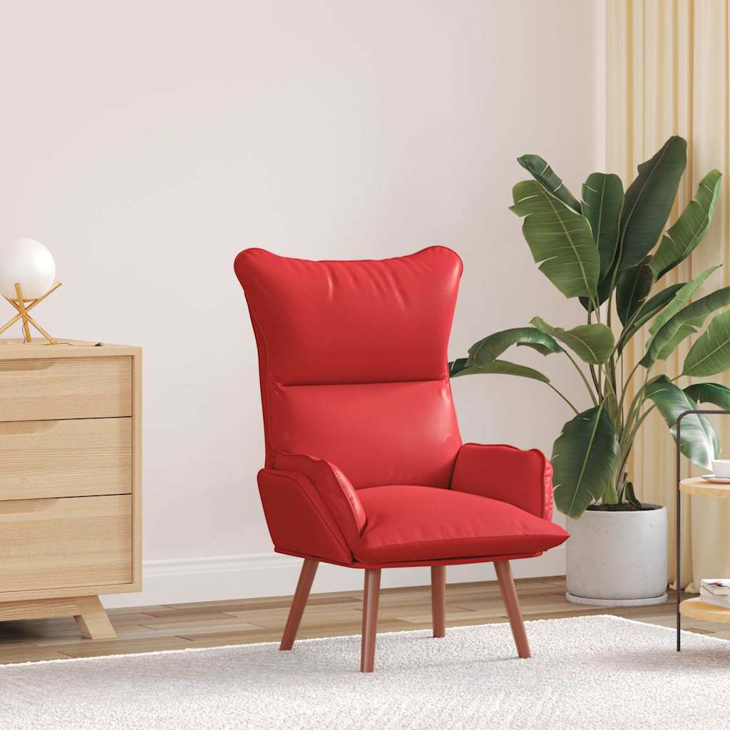 Fauteuil relaxant Rouge 69 x 74 x 93 cm Faux cuir