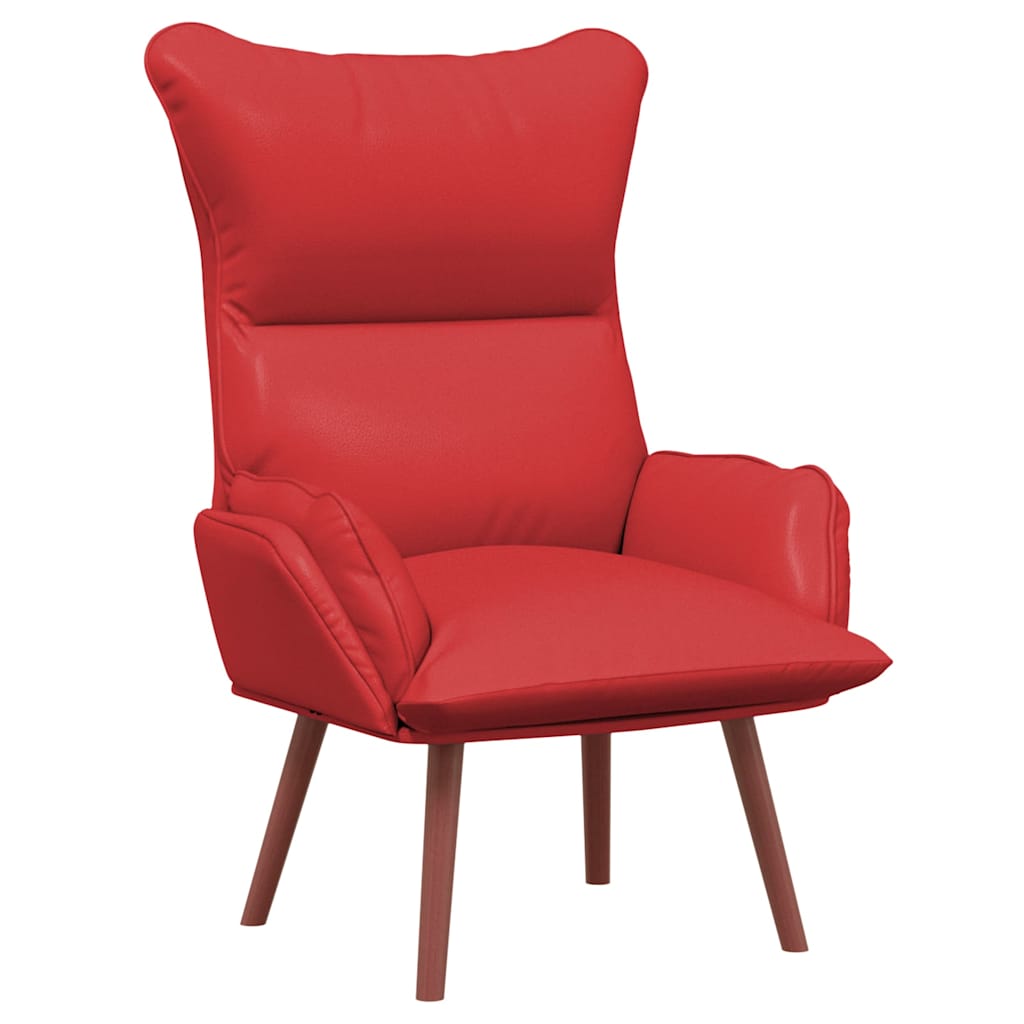 Fauteuil relaxant Rouge 69 x 74 x 93 cm Faux cuir