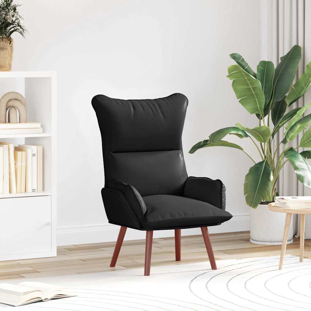 Fauteuil relaxant Noir 69 x 74 x 93 cm Faux cuir