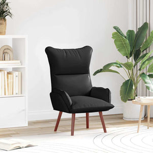 Fauteuil relaxant Noir 69 x 74 x 93 cm Faux cuir