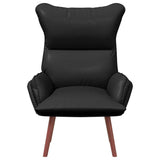 Fauteuil relaxant Noir 69 x 74 x 93 cm Faux cuir