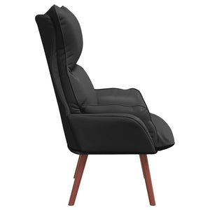 Fauteuil relaxant Noir 69 x 74 x 93 cm Faux cuir