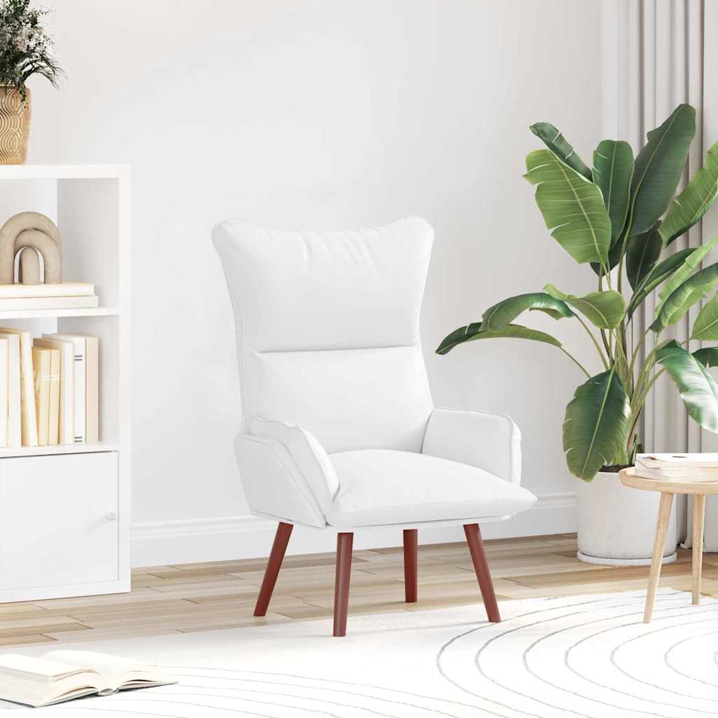 Fauteuil relaxant Blanc 69 x 74 x 93 cm Faux cuir
