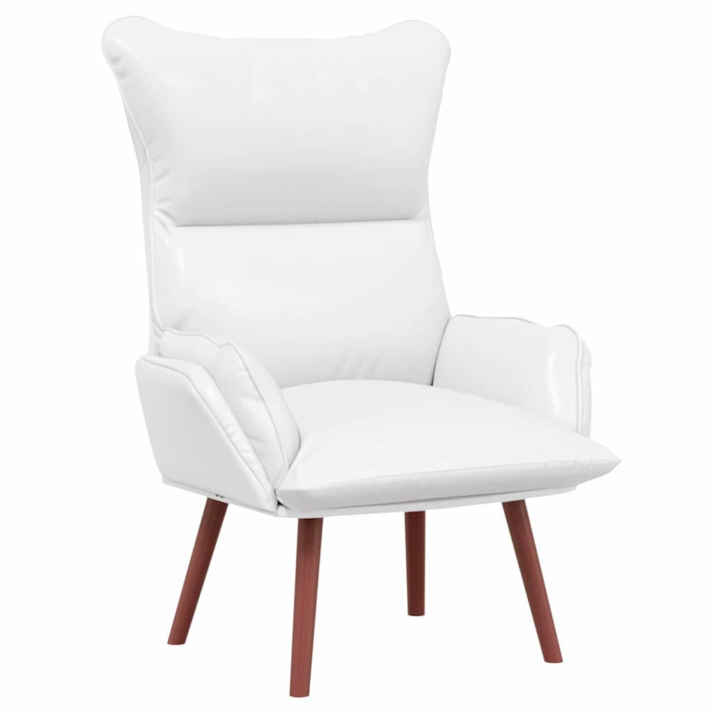 Fauteuil relaxant Blanc 69 x 74 x 93 cm Faux cuir