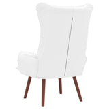 Fauteuil relaxant Blanc 69 x 74 x 93 cm Faux cuir