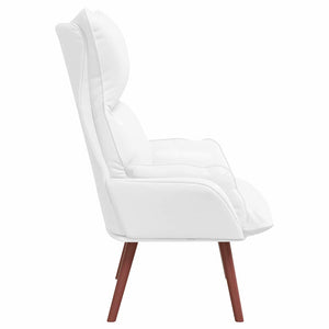 Fauteuil relaxant Blanc 69 x 74 x 93 cm Faux cuir