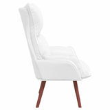 Fauteuil relaxant Blanc 69 x 74 x 93 cm Faux cuir