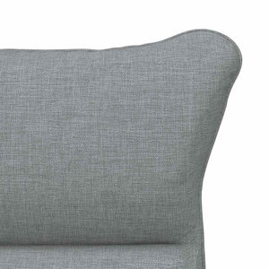 Fauteuil relaxant Gris clair 69 x 74 x 93 cm tissu
