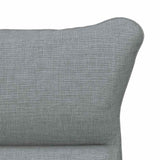 Fauteuil relaxant Gris clair 69 x 74 x 93 cm tissu