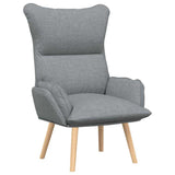 Fauteuil relaxant Gris clair 69 x 74 x 93 cm tissu